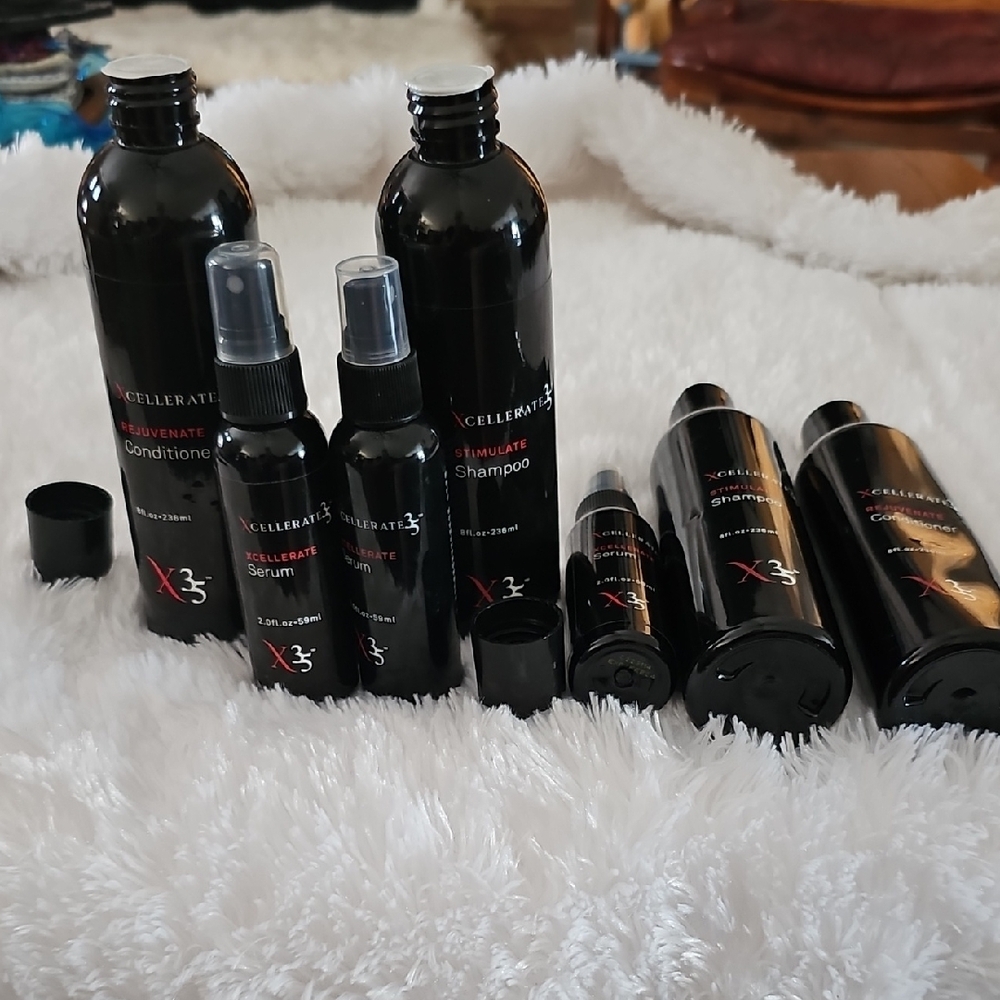 Xcellerate Hair Shampoo, Conditioner, and Serum For Hair Regrowth